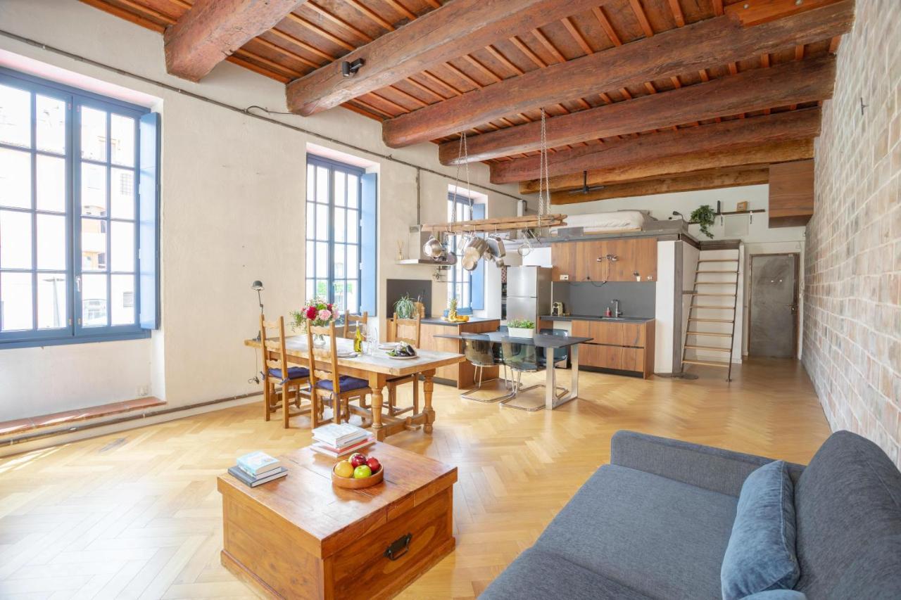 Sunny Stylish Spacious Loft In Old-Port Marseilles Exterior foto